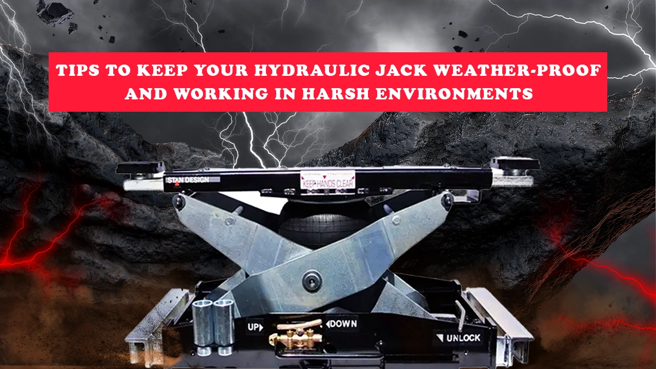 Practicle ways to protect your hydraulic jack from rain, snow, and heat.