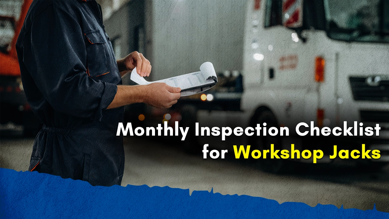 Monthly Inspection Checklist for Workshop Jacks