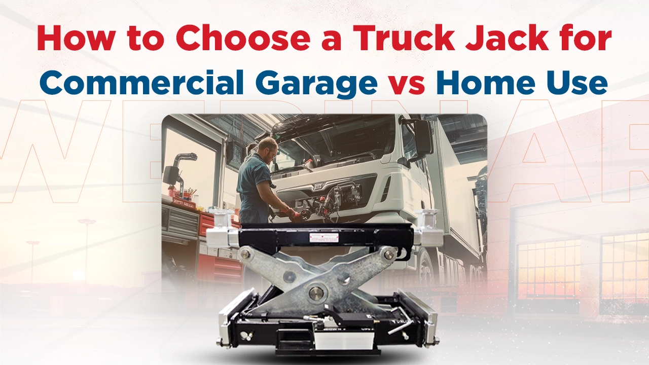 How to Choose a Truck Jack for Commercial Garage vs Home Use