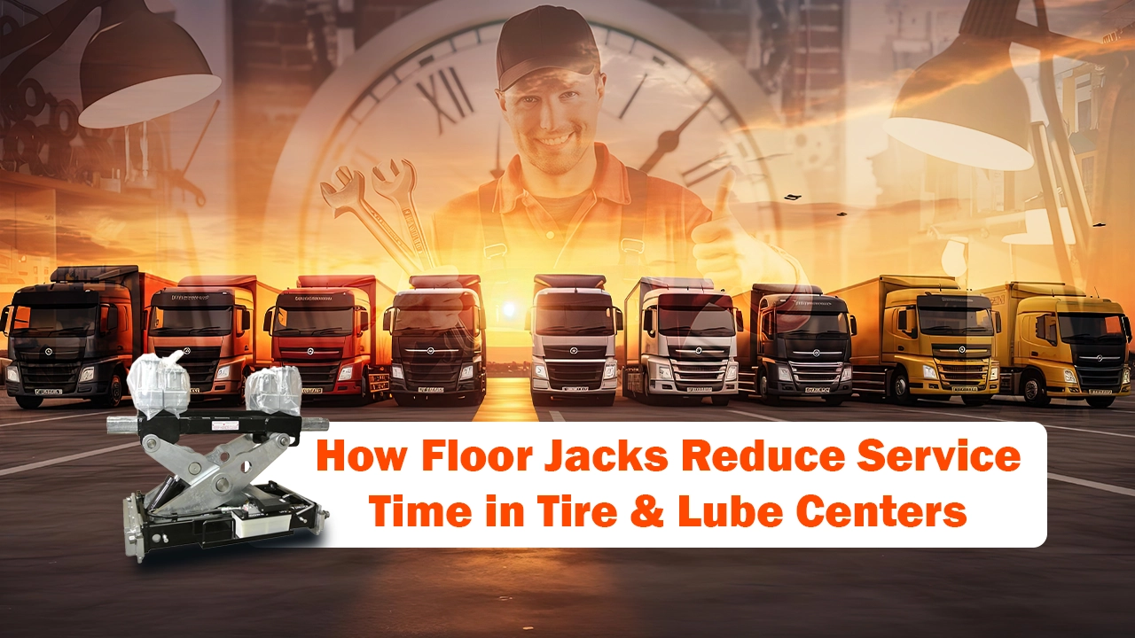 How Floor Jacks Reduce Service Time in Tire & Lube Centers