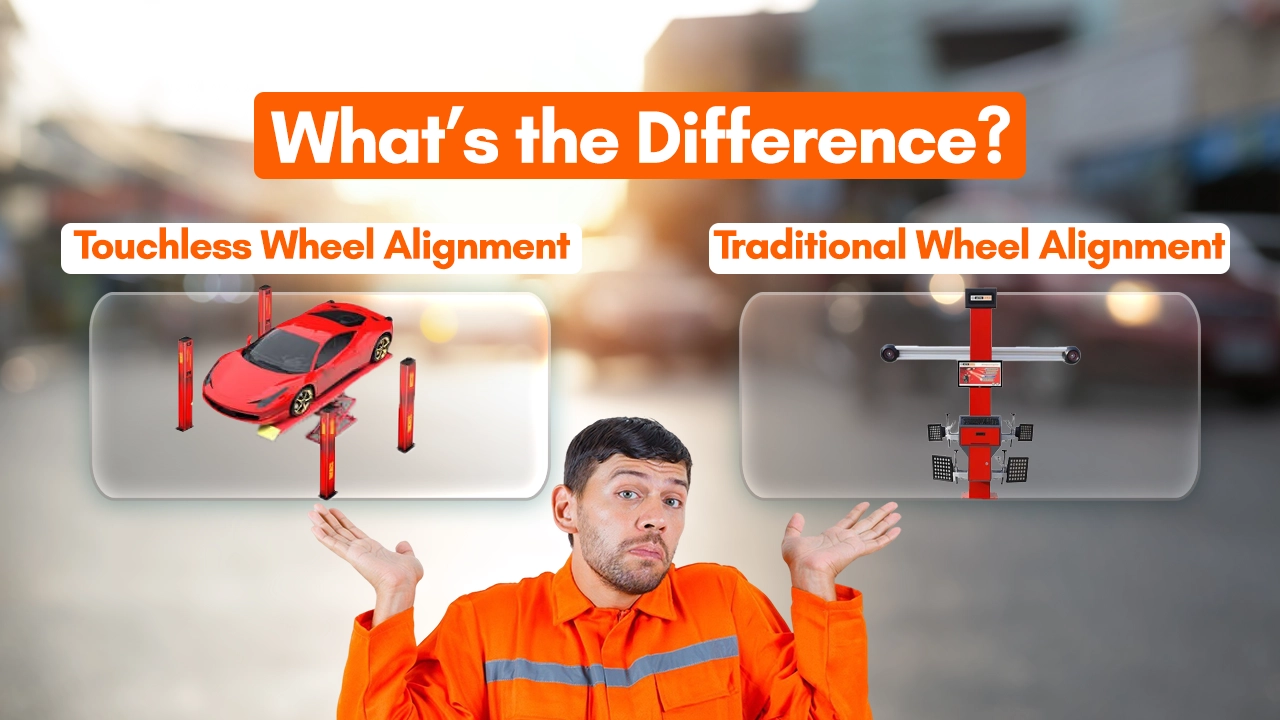 Touchless vs Traditional Wheel Alignment
